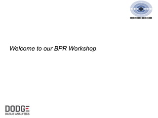 TIME TIME
Welcome to our BPR Workshop
 