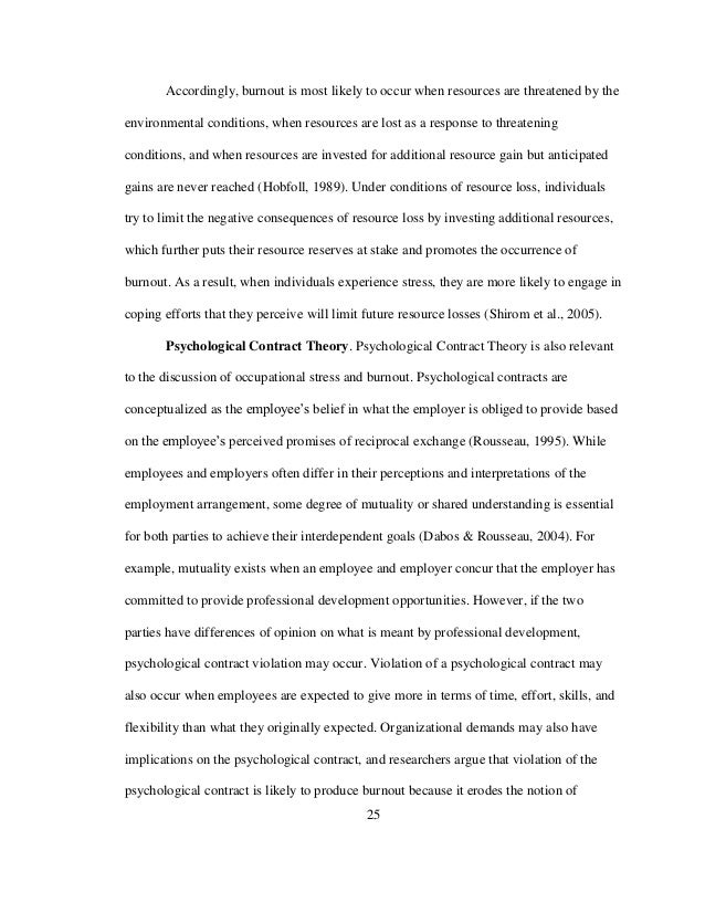 Coping response dissertation ideas
