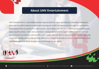 UNV Entertainment Profile