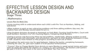Effective Lesson Planning & Design-Assignment Week 4 | PPTX