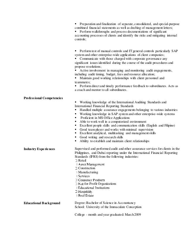 information architect resume