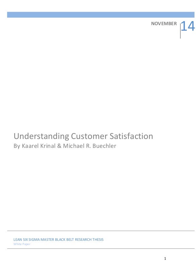 Master thesis lean
