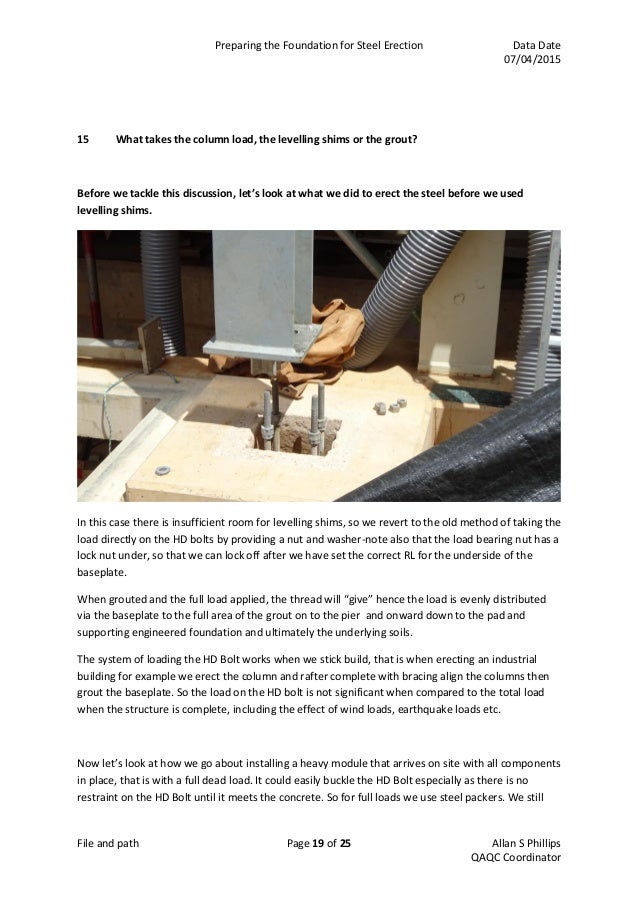 20150404Scabbling and Levelling shims