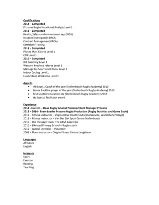 Pierre cv | PDF