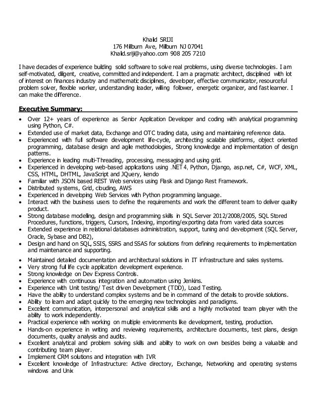 khalid sriji resume