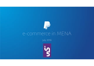 e-commerce in MENA
 