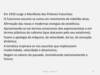 Kandinsky,
Improvisação V
“A cor assim como afecta os animais, também afecta, com igual
força e vigor, as reacções humanas”
Kandinsky
71
 