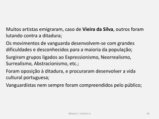 Santa-Rita Pintor, A cabeça
Guilherme de Santa-Rita (Santa-
Rita Pintor);
É difícil analisar a sua obra pois,
antes de morrer, mandou-a
destruir, havendo poucas
exceções, como a Cabeça;
96
 