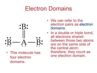 Electron Domains ,[object Object],[object Object],[object Object]