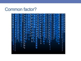 Common factor?
 