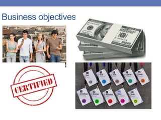 Business objectives
 