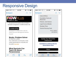 Responsive Design
 