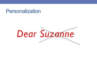 Personalization
 