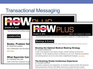 Transactional Messaging
 