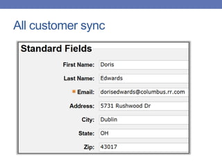 All customer sync
 