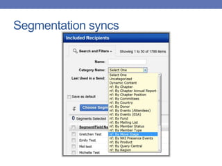 Segmentation syncs
 