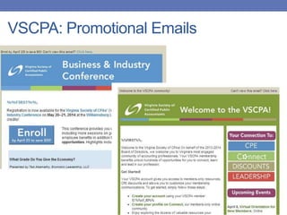 VSCPA: Promotional Emails
 
