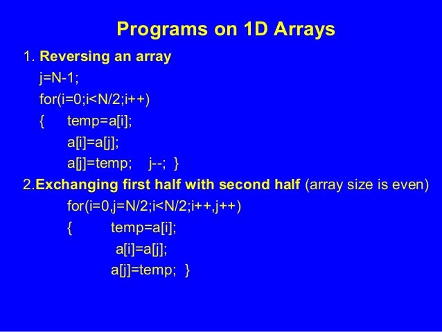 9 Arrays