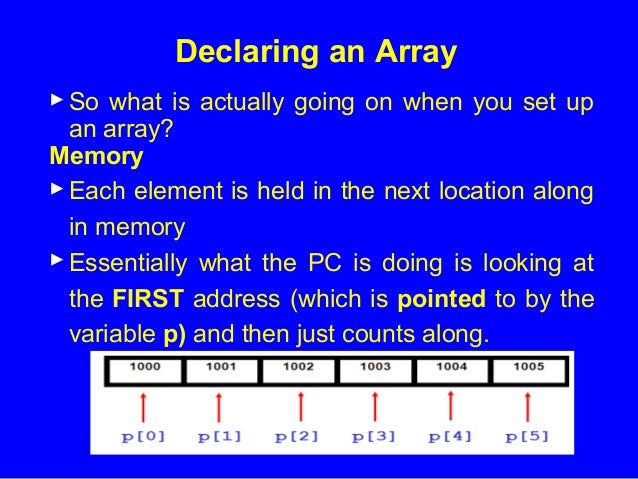 9 Arrays