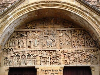 Tímpano Santa Fe
   de Conques
 
