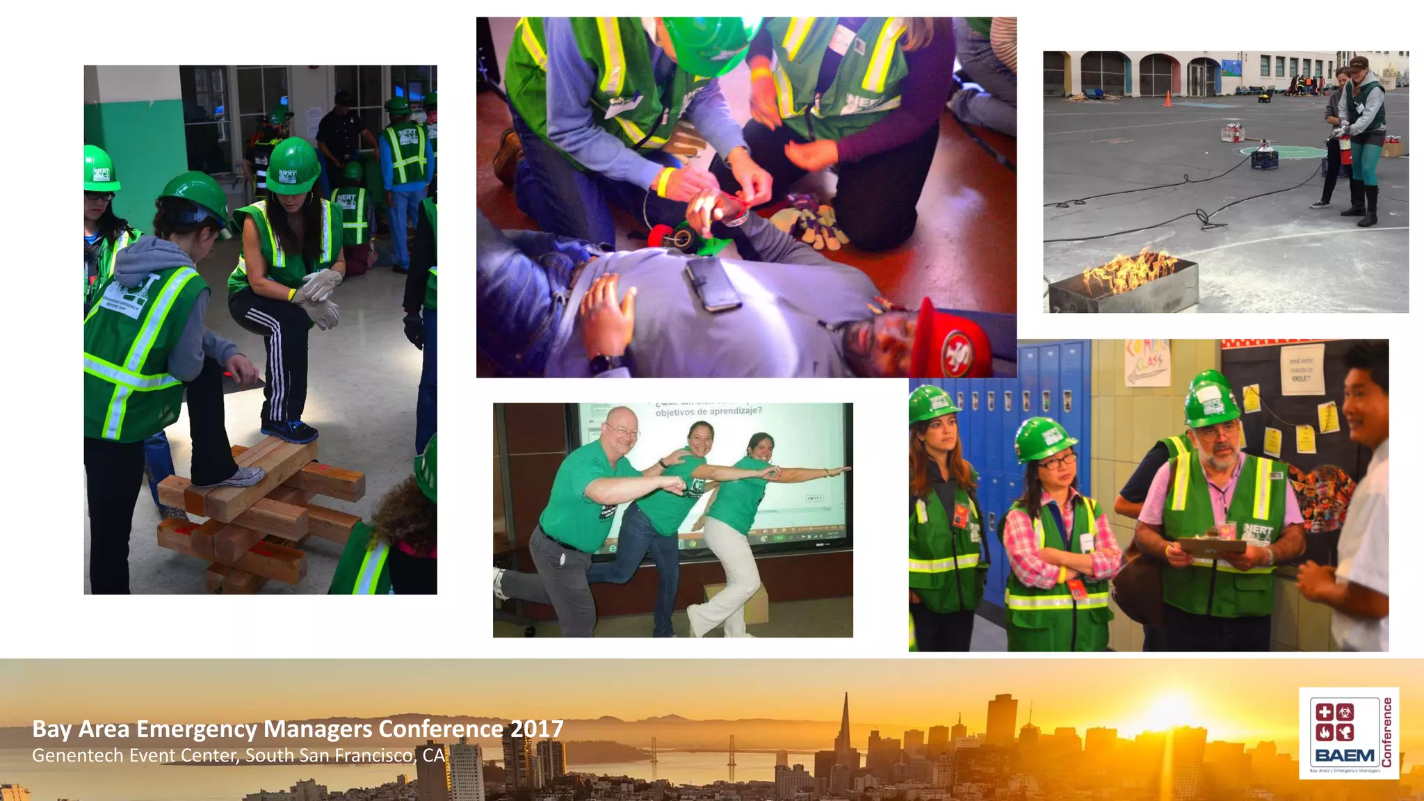 Bay Area Emergency Managers Conference 2017
Genentech Event Center, South San Francisco, CA
 