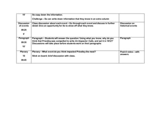 9AS L3 SH Lesson plan | PDF