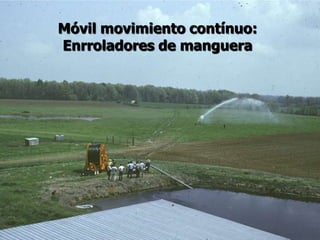 Móvil movimiento contínuo:
Enrroladores de manguera
 