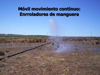 Móvil movimiento contínuo:
Enrroladores de manguera
 