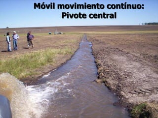 Móvil movimiento contínuo:
Pivote central
 