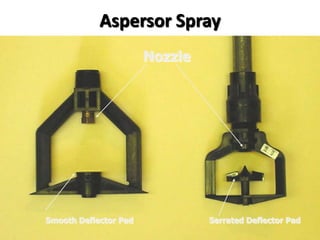 Aspersor Spray
Nozzle
Smooth Deflector Pad Serrated Deflector Pad
 