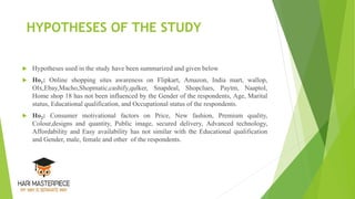 (9) a study on consumer buying behaviour  ppt hari master piece