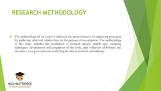 (9) a study on consumer buying behaviour  ppt hari master piece