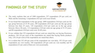 (9) a study on consumer buying behaviour  ppt hari master piece