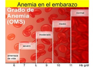 Anemia en el embarazo 
 