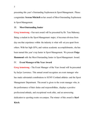 2016 Emcee Script