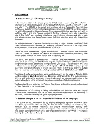 terminal report narrative_cordaid 2 | PDF