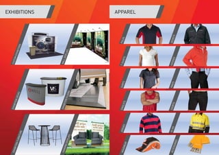 EXHIBITIONS APPAREL
POLOS
T-SHIRTS
SHIRTS
SINGLETS
JERSIES
HEADWEAR
JACKETS
HOODIES
PANTS
SHORTS
ACCESSORIES
HI-VIS
EXHIBITIONFURNITURE
EXHIBITIONDESKS
CUSTOMEXHIBITIONS
HANGINGDISPLAYS
EXHIBITIONFLOORS
WALLDISPLAYS
 