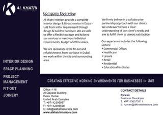 Khatri company profile.