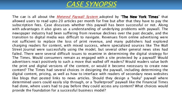 new york times paywall case study hbs The economist case solution & analysis the economist harvard case study solution and hbr and hbs case analysis the new york times paywall. new york times paywall case study hbs The economist case solution & analysis the economist harvard case study solution and hbr and hbs case analysis the new york times paywall.