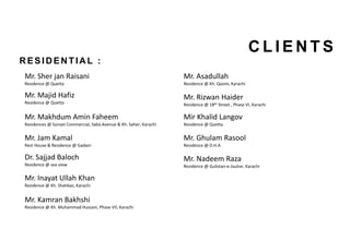 Sher Raisani RCHITECT profile | PDF