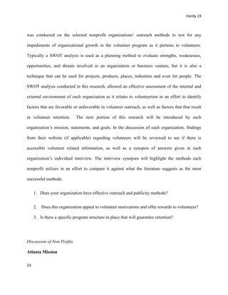 Volunteer motivation dissertation picture