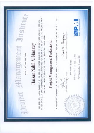 My PMP Credential