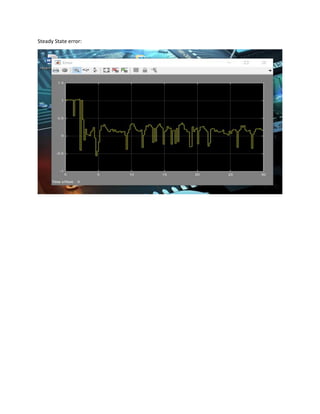 Steady State error:
 