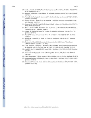109. Uze G, Lutfalla G, Bandu MT, Proudhon D, Mogensen KE. Proc Natl Acad Sci U S A 1992;89:4774–
4778. [PubMed: 1533935]
110. Beadling C, Druey KM, Richter G, Kehrl JH, Smith KA. J Immunol 1999;162:2677–2682. [PubMed:
10072511]
111. Panetta R, Guo Y, Magder S, Greenwood MT. Biochem Biophys Res Commun 1999;259:550–556.
[PubMed: 10364456]
112. Shimizu N, Soda Y, Kanbe K, Liu HY, Mukai R, Kitamura T, Hoshino H. J Virol 2000;74:619–
626. [PubMed: 10623723]
113. Rothermel B, Vega RB, Yang J, Wu H, Bassel-Duby R, Williams RS. J Biol Chem 2000;275:8719–
8725. [PubMed: 10722714]
114. Parkos CA, Dinauer MC, Walker LE, Allen RA, Jesaitis AJ, Orkin SH. Proc Natl Acad Sci U S A
1988;85:3319–3323. [PubMed: 3368442]
115. Dinauer MC, Pierce EA, Bruns GA, Curnutte JT, Orkin SH. J Clin Invest 1990;86:1729–1737.
[PubMed: 2243141]
116. Aldred AR, Grimes A, Schreiber G, Mercer JF. J Biol Chem 1987;262:2875–2878. [PubMed:
3818625]
117. Klomp LW, Farhangrazi ZS, Dugan LL, Gitlin JD. J Clin Invest 1996;98:207–215. [PubMed:
8690795]
118. Tessitore A, Villani GR, Di Domenico C, Filocamo M, Gatti R, Di Natale P. Hum Genet
2000;107:568–576. [PubMed: 11153910]
119. Liu Y, Hoffmann A, Grinberg A, Westphal H, McDonald MP, Miller KM, Crawley JN, Sandhoff
K, Suzuki K, Proia RL. Proc Natl Acad Sci U S A 1997;94:8138–8143. [PubMed: 9223328]
120. Lund EG, Kerr TA, Sakai J, Li WP, Russell DW. J Biol Chem 1998;273:34316–34327. [PubMed:
9852097]
121. Matsushima N, Ohyanagi T, Tanaka T, Kretsinger RH. Proteins 2000;38:210–225. [PubMed:
10656267]
122. Qian F, Frankfater A, Chan SJ, Steiner DF. DNA Cell Biol 1991;10:159–168. [PubMed: 2012677]
123. Santamaria I, Velasco G, Pendas AM, Fueyo A, Lopez-Otin C. J Biol Chem 1998;273:16816–16823.
[PubMed: 9642240]
124. Santamaria I, Velasco G, Pendas AM, Paz A, Lopez-Otin C. J Biol Chem 1999;274:13800–13809.
[PubMed: 10318784]
LI et al. Page 15
J Biol Chem. Author manuscript; available in PMC 2005 September 13.
NIH-PAAuthorManuscriptNIH-PAAuthorManuscriptNIH-PAAuthorManuscript
 