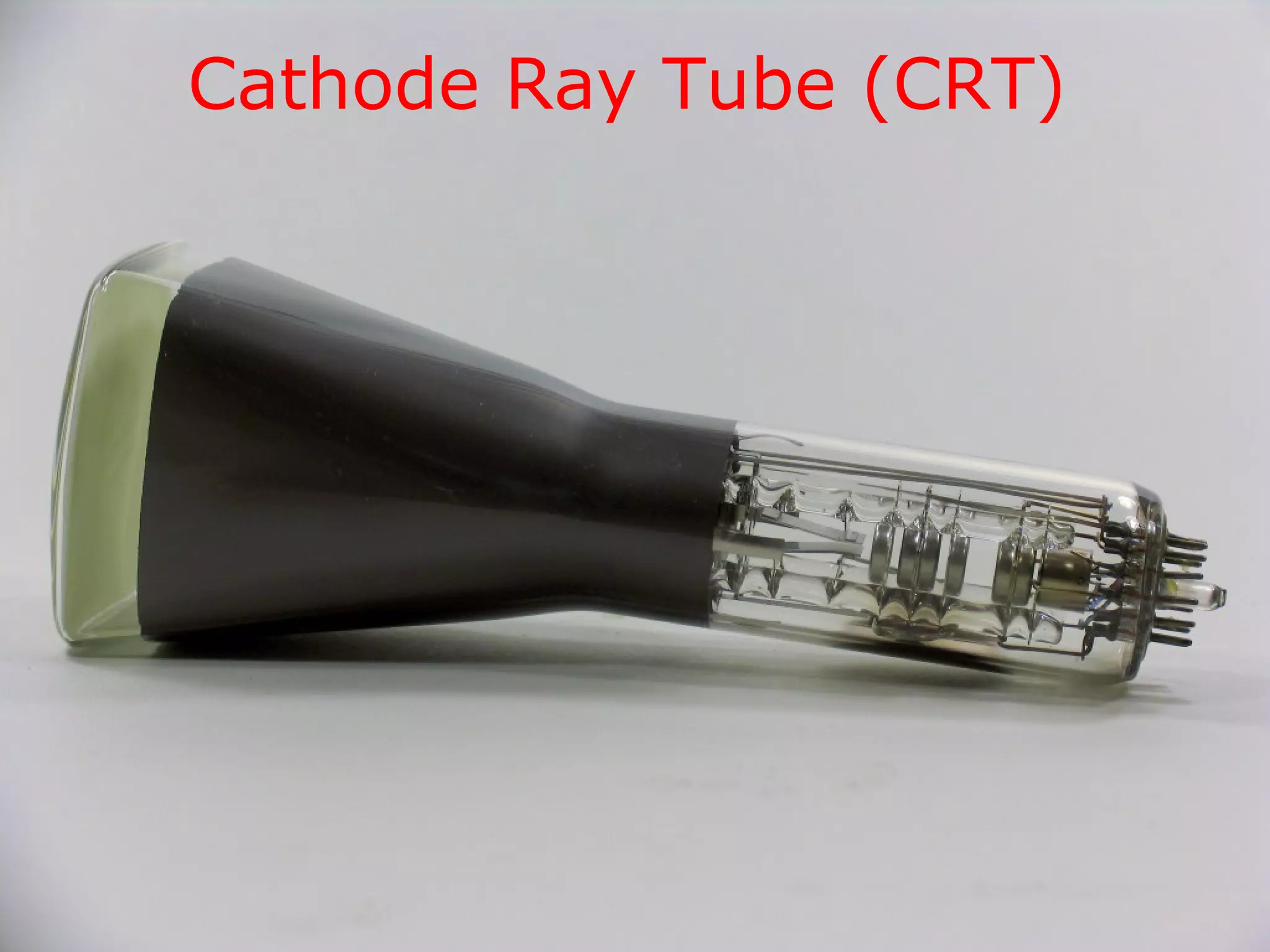 3
Cathode Ray Tube (CRT)
 