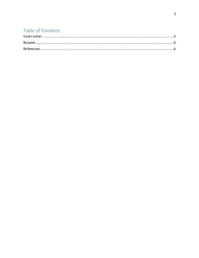 resume and cover letter contents of a cover letters