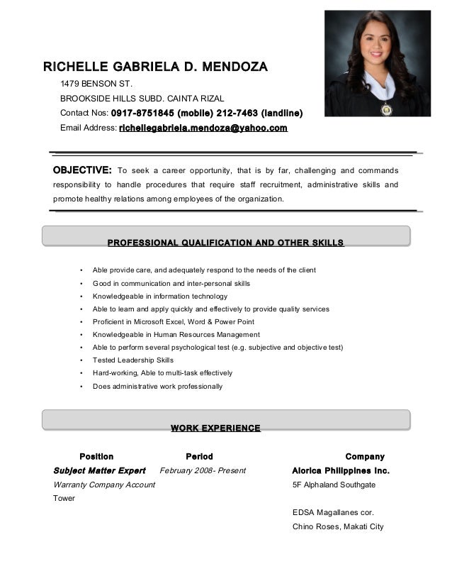 graduate resume