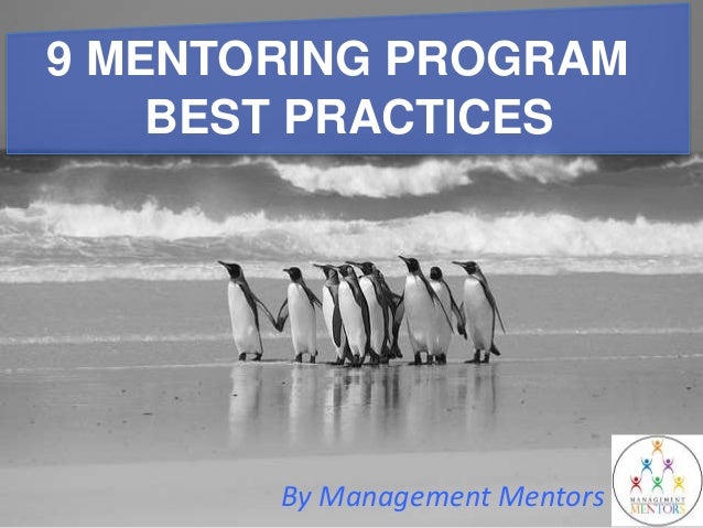 mentoring best practices
