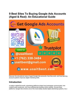 9 Best Sites To Buying Google Ads Accounts (Aged & Real)_ An ...