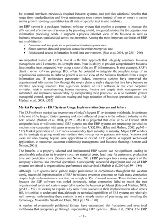 Critical Success Factors in ERP Implementations | PDF